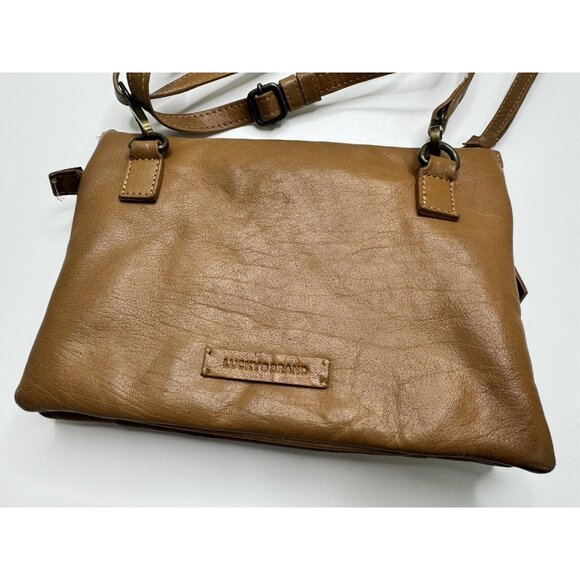 Lucky Brand Women's Brown Leather Crossbody Bag - Picture 4 of 16
